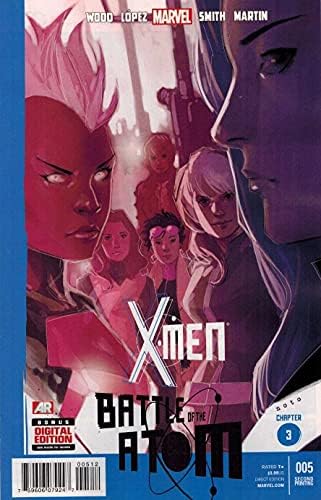 X-Men (4. Seri) 5 (2.) VF; Marvel çizgi romanı / Atom Savaşı 3 Varyantı