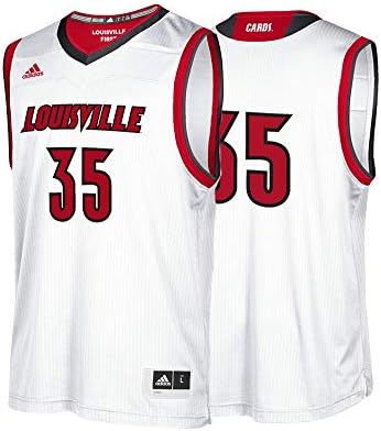 adidas Louisville Cardinals NCAA 35 Beyaz Kopya Basketbol Forması