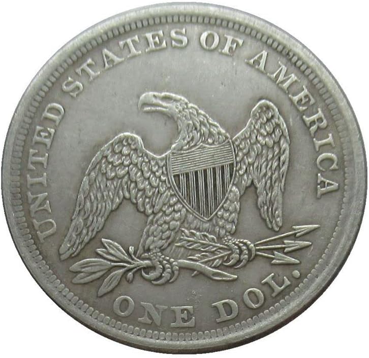 ABD $1 Bayrak 1861 Gümüş Kaplama Çoğaltma hatıra parası