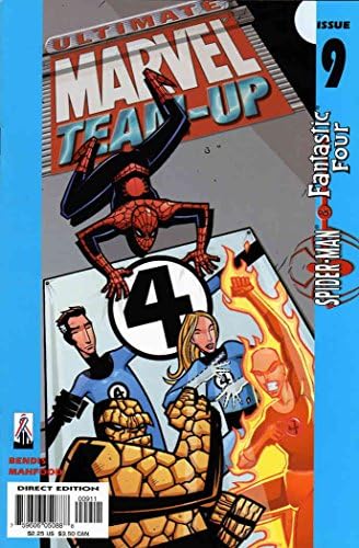 Ultimate Marvel Ekibi 9 VF / NM; Marvel çizgi romanı / Örümcek Adam Fantastik Dörtlü