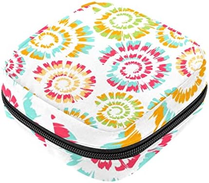 Renkli Çiçek Kravat Boya sıhhi peçete saklama çantası Taşınabilir Dönem Kiti Çantası Dönem için Ped Torbalar Regl Kupası
