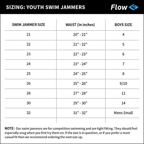 Flow Splice Jammer Mayolar-21-32 Yaş Arası Erkeklerde Yüzmek için Yüzücü Mayolar