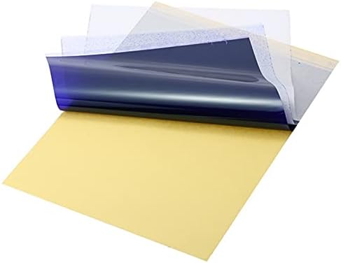 MOMKER Calicon Transfer Kağıdı 1 Yaprak Şablon Kağıt Foring Cilt 4 Premium Termal Şablon Kağıt DIY Dövme Dudak Saç
