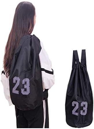 KAMTT Siyah Basketbol Çantası futbol Çantası Spor Spor Çantası İpli Cep, 21. 6x10. 3 inç