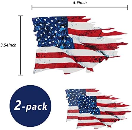 Amerikan Bayrağı Sticker,sıkıntılı Çıkartması ABD Bayrağı Kamyon Bagaj Kapağı Vinil Çıkartması, Oto Hood SUV Kamyon Hood
