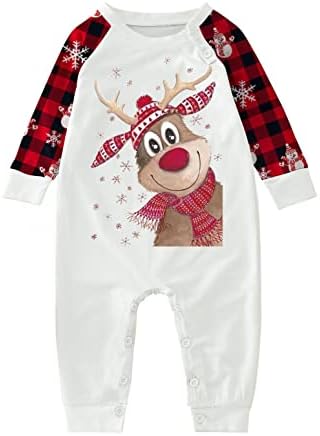 Noel Baba Pijama Aile Eşleştirme Noel Aile Pjs Setleri Baskı Pjs Ekose Tatil Pijama Baskı Pijama