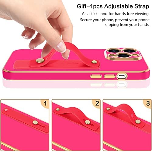 BENTOBEN iPhone 14 Pro Max Kılıf ile Uyumlu, ince Lüks Elektroliz Tampon Kadın Erkek Kız Koruyucu Yumuşak Kılıf Kapak için