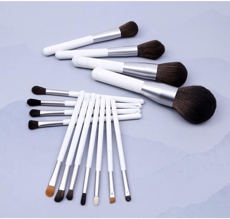 WALNUTA Güzellik Araçları Allık Seti Fırça Gümüş 15 Mürekkep Desen makyaj fırçası Seti (Renk: A, Boyut: Bir Boyut)