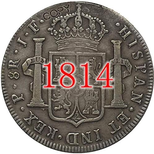 Mücadelesi Coin 1814 Meksika Sikke Kopya COPYCollection Hediyeler Sikke Koleksiyonu
