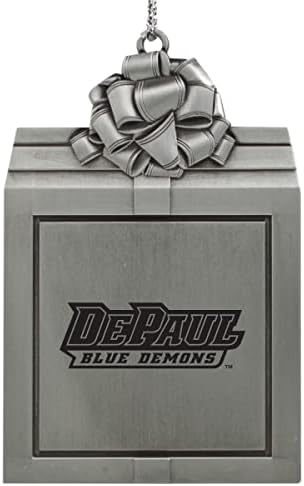 Kalaylı Hediye Kutusu Süsü-DePaul Blue Demons