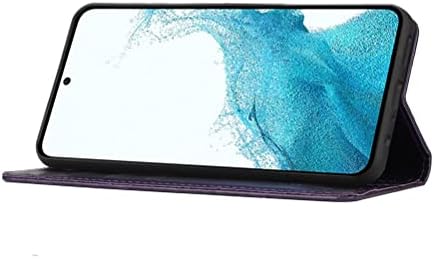 COTDINFOR Samsung Galaxy S23 Kılıf ile Uyumlu Glitter kart tutucu cüzdan kılıf telefon kılıfı Kadınlar için Kristal Kelebek