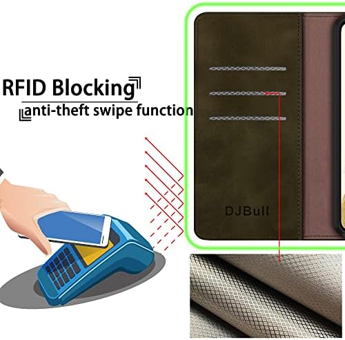 DJBull Samsung Galaxy S20 FE Cüzdan kılıf ile【RFID Blocking】 Credit kart tutucu, PU Deri telefon kılıfı Darbeye Dayanıklı