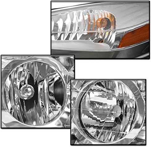 ZMAUTOPARTS 2002-2007 Buick Rendezvous Yedek Krom Farlar Farlar 6.25 Beyaz LED DRL ışıkları