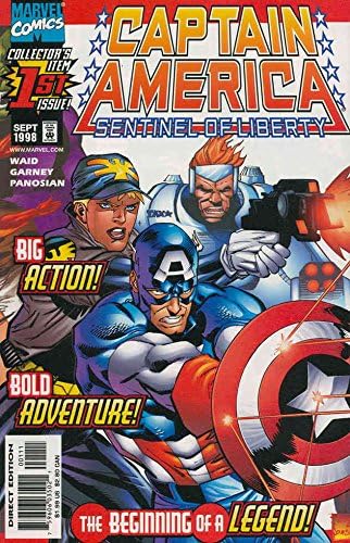 Kaptan Amerika: Özgürlük Nöbetçisi 1 VF / NM ; Marvel çizgi romanı / Mark Waid