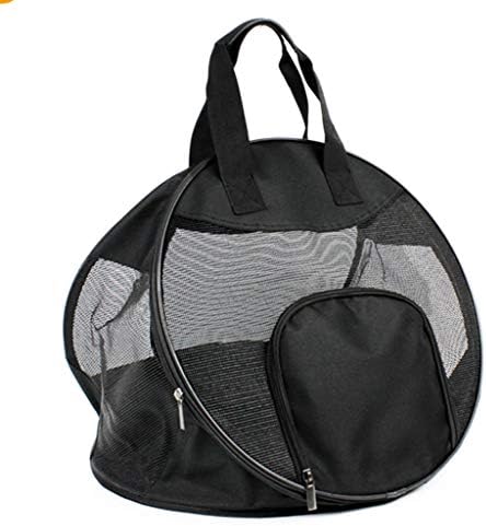 Sırt çantaları YCDJCS evcil hayvan çantası Yuvarlak Siyah Hafif Kumaş evcil hayvan taşıyıcı Sandık Polar Mat Gezi Taşınabilir