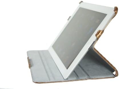 ıPad 2 için ince Argyle Folio Taşıma Çantası Standı (Altın)
