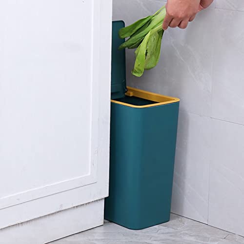 DYPASA çöp geri dönüşüm kutusu çöp tenekesi Tuvalet Pres Tipi Kapaklı Oluklu Kağıt Sepeti Ev Mutfak Büyük Kapasiteli Depolama
