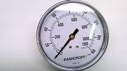 Ashcroft 35W1005 H 02B Xzc 160-Agp, Basınç Göstergesi, 160 Psi, 3-1/2 35W1005 H 02B Xzc 160 - Agp