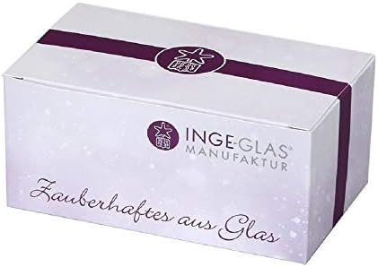 Inge Glas Nakit İnek Alman Cam Noel Ağacı Süsleme Ücretsiz Kutu